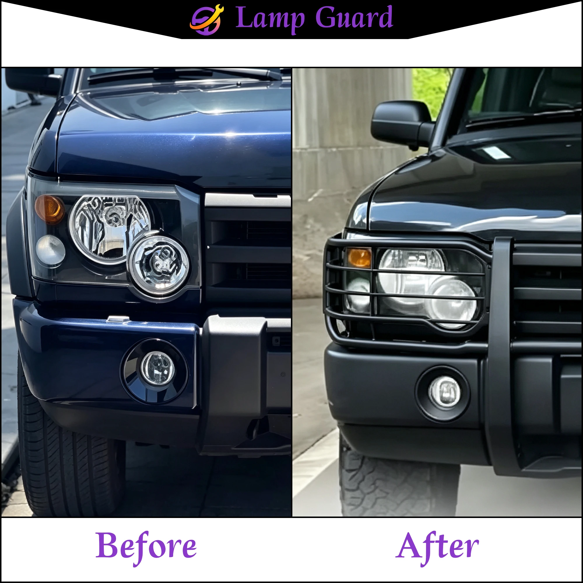 Headlight Headlamp Guard Grille For Land Rover Discovery 2 L318 1998 1999 2000 2001 2002 2003 2004 Front Light Protector Cover