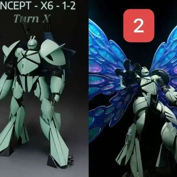 

Коллекционная модель Black Horse Models CONCEPT-X6-1-2 Turn X Assembly, сборный набор, фигурка-бабочка MG 1/100, сплав, ABS, подарок