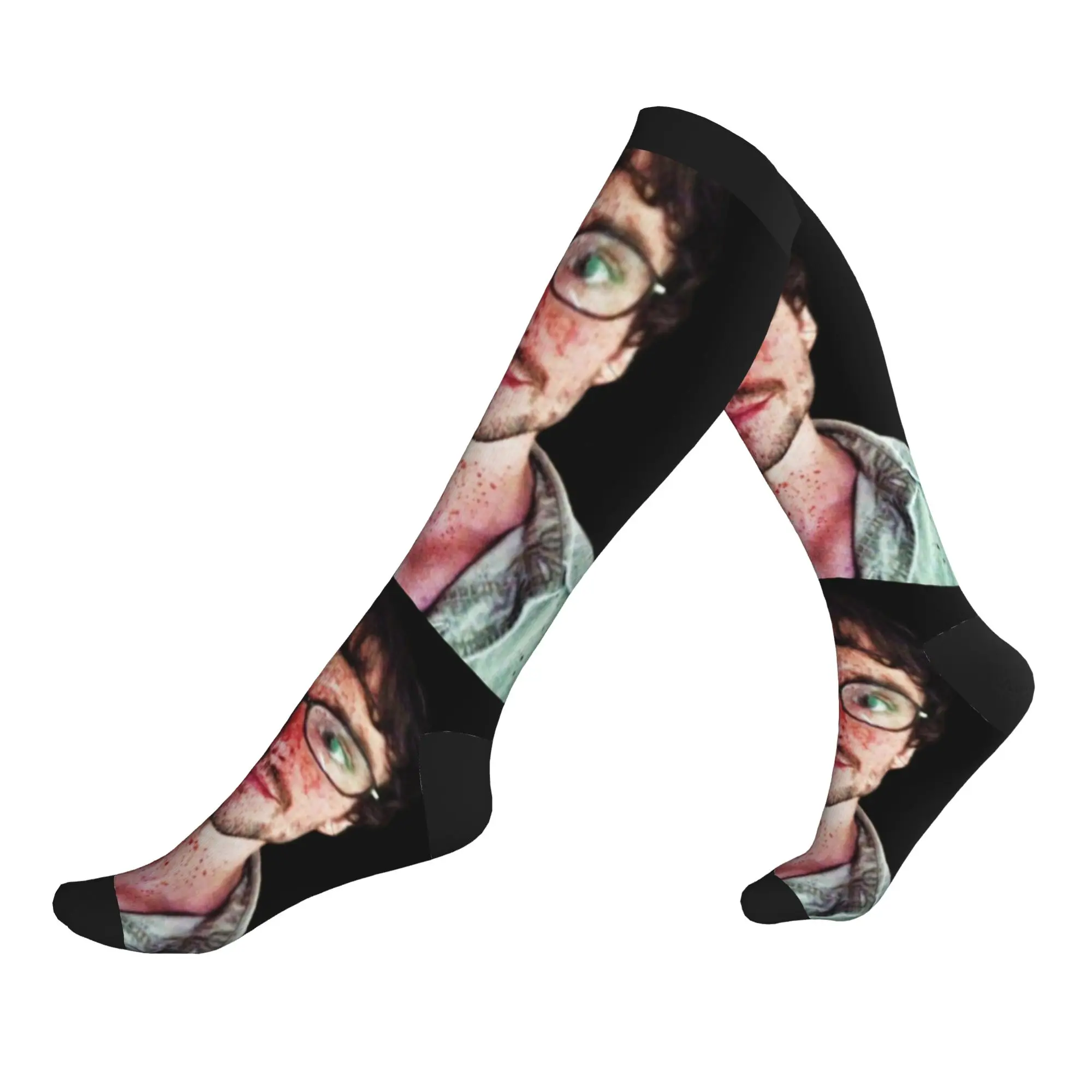 Harajuku I'm Insane Will Graham Socks Men Women Warm 3D Printed Hannibal Sports Basketball Sports Compression Socks