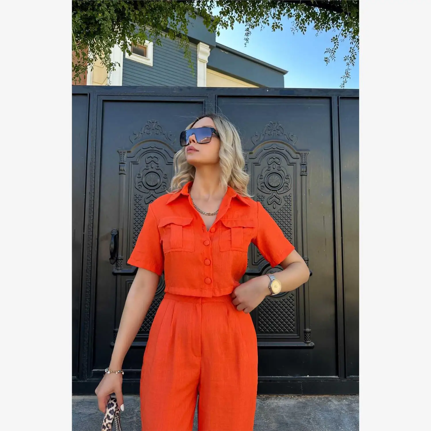 ฤดูร้อนหรือ Sve Faionable ชุดลำลองสองชิ้นชุดสตรีเอเล สเลงานนักเรียนหรือเหมาะสำหรับอายุ 8-25