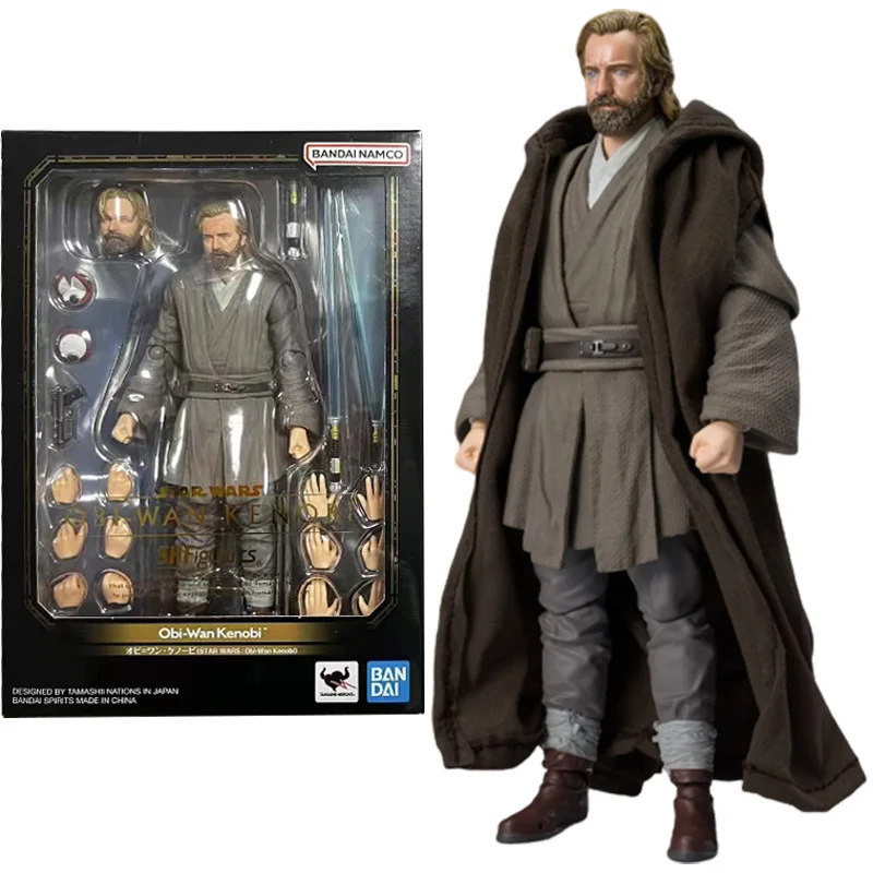 In Stock Original BANDAI SPIRITS S.H.Figuarts SHF Obi-Wan Kenobi 15CM Anime Figure Model Collectible Action Toys Gifts