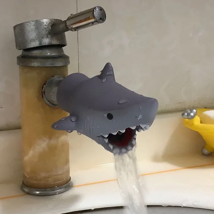 Cartoon Animal Faucet Extender Convenient Device for Washing Splash Proof Hand Washing Bathroom Accessories Sink Extender