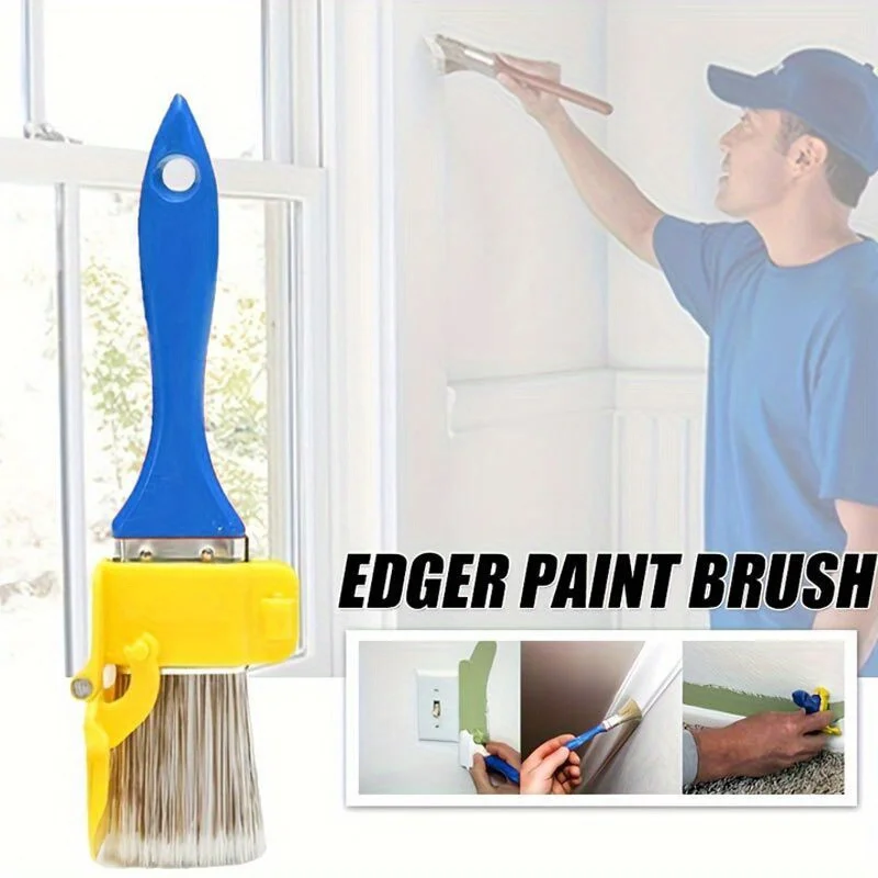 Edging Color Separation Paint Brush Handheld Paint Edger Tool Ideal for Indoor and Outdoor Use on Walls and Ceilings