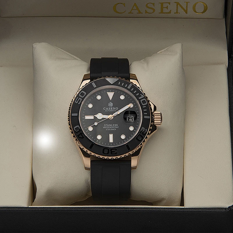 Uhr Edelstahl Kalender