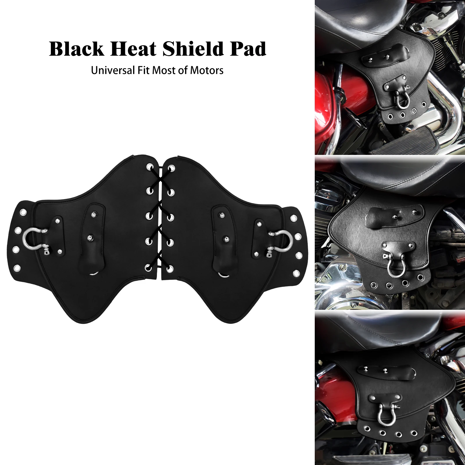 Motorcycle Heat Saddle Shield Deflectors Universal For Harley Sportster XL 883 Dyna Softail FL Touring Glide For Yamaha For BMW