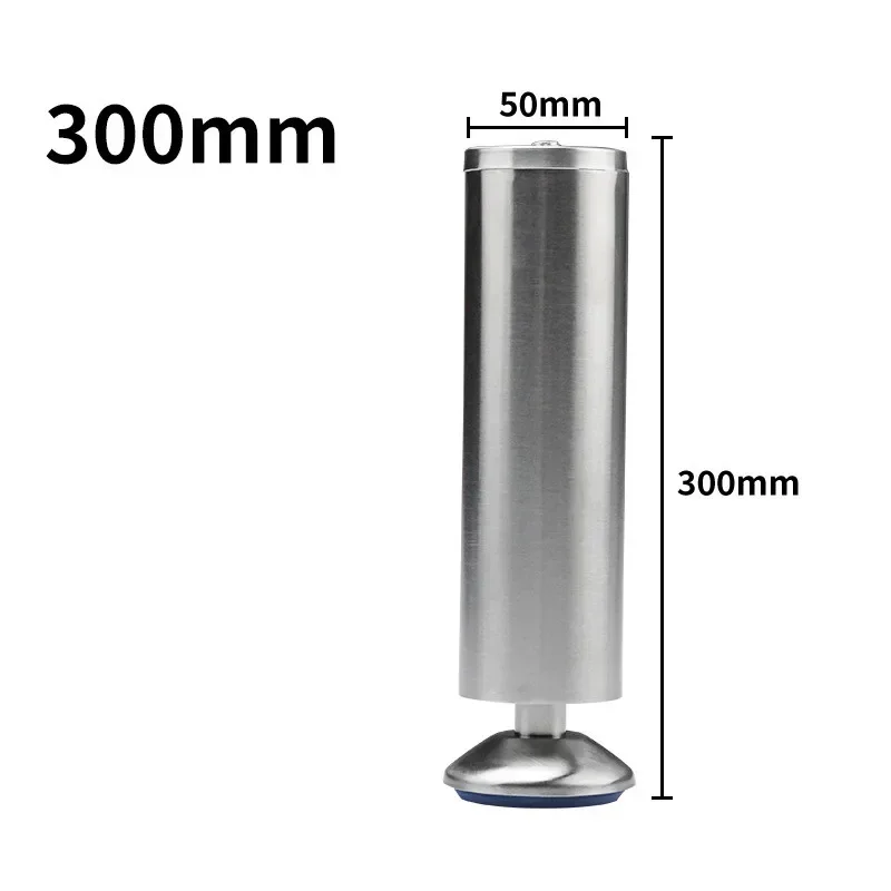 4Pcs/set Adjustable 6-30cm Stainless Steel Furniture Legs Cabinet Table Sofa Bed Feet Furniture Legs Feet Furniture Parts