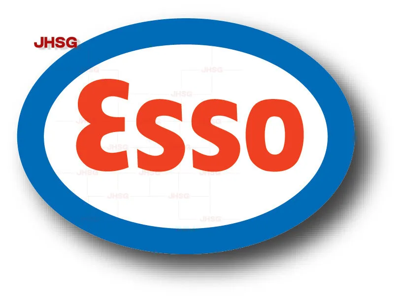 Виниловые наклейки с логотипом ESSO, сделанные в США, для окон грузовиков и автомобилей