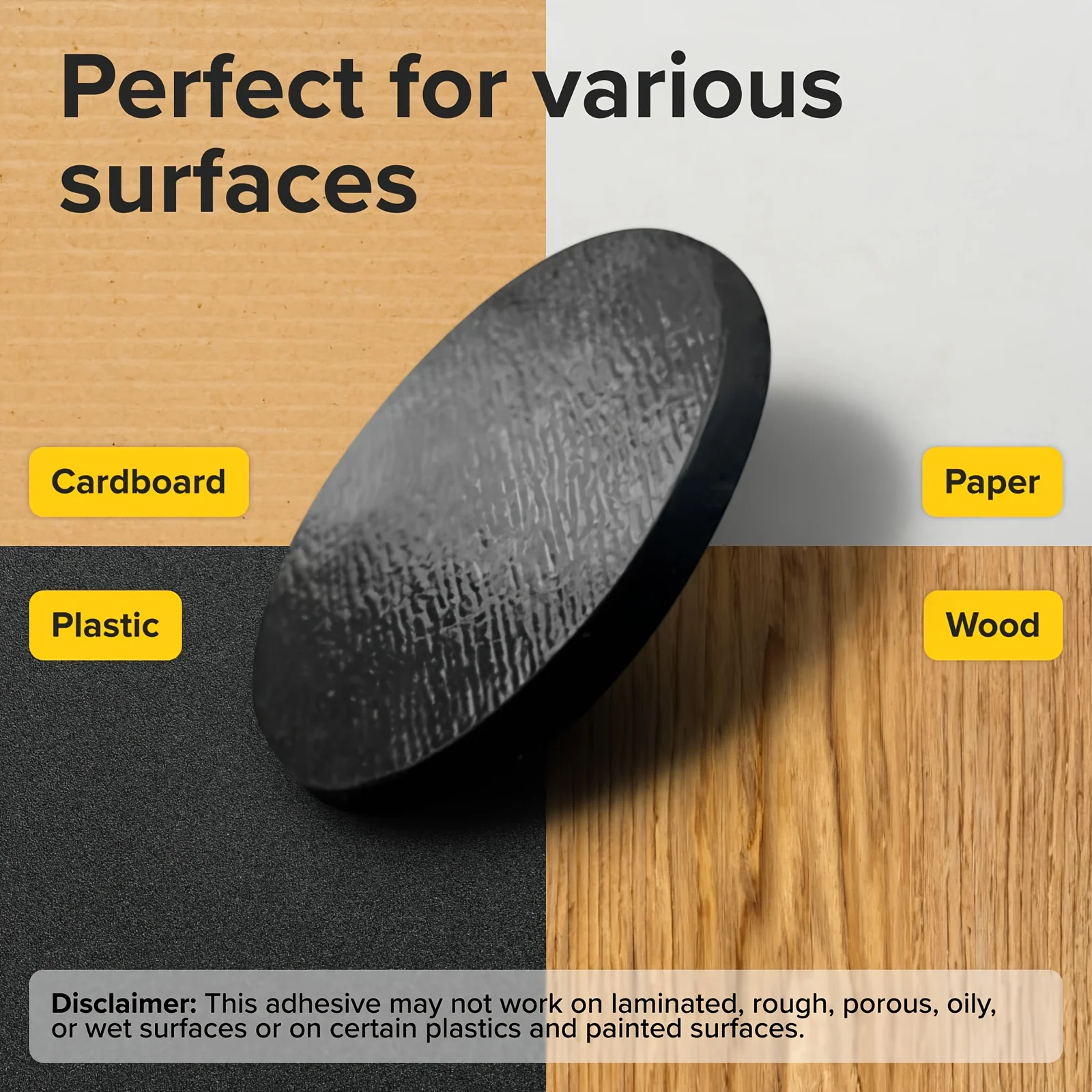 (0.8 بوصة × 0.8 بوصة / 2 × 2 سم) - نقاط مغناطيسية ذاتية اللصق - مغناطيس دائري مرن قابل للتقشير والعصا للحرف اليدوية والفصول الدراسية