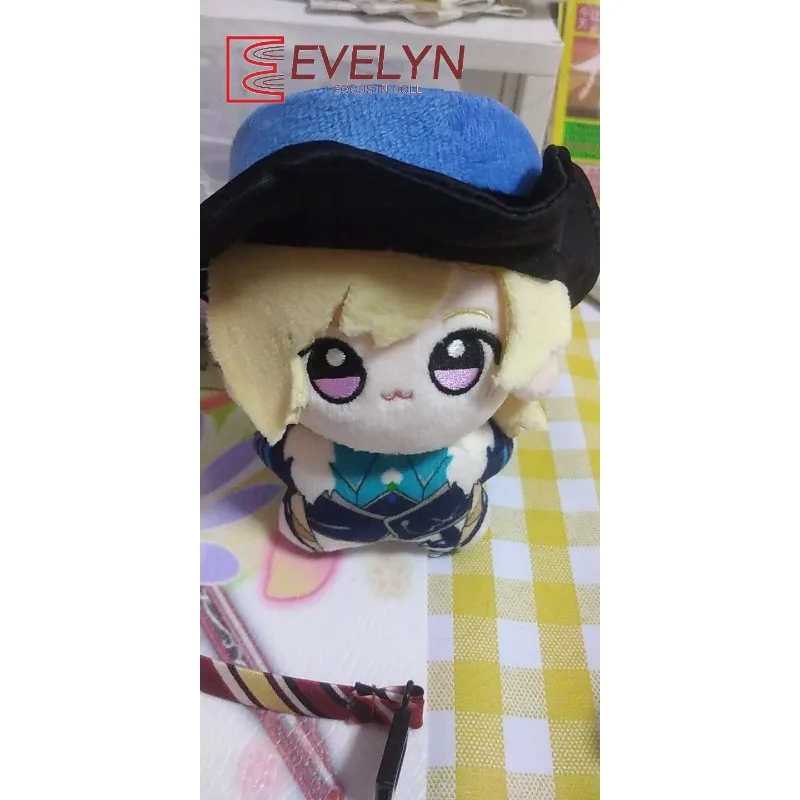 Evelyn Honkai: Star Rail คอสเพลย์ Aventurine Dr. อัตราส่วน Soft Plush น่ารักจี้กระเป๋าเป้สะพายหลังพวงกุญแจพวงกุญแจของขวัญตุ๊กตาวันเกิด