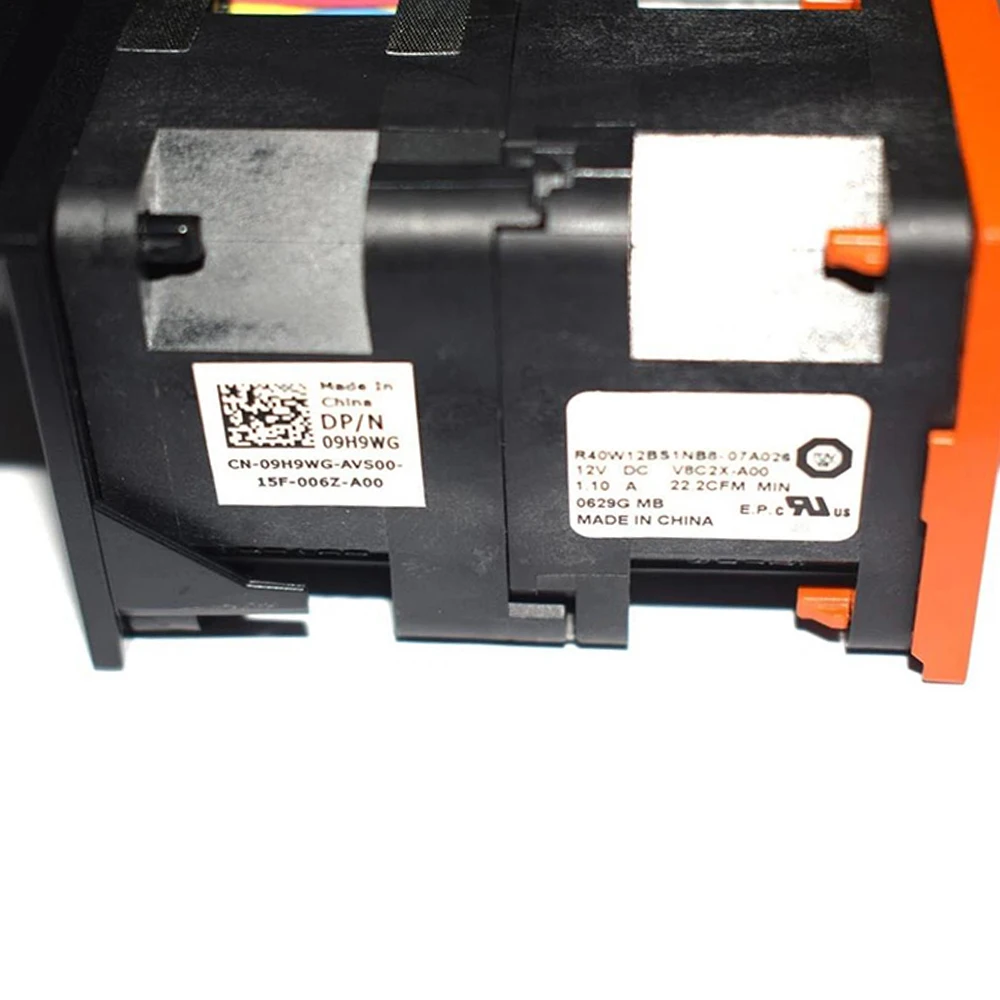 Server Fan For DELL For PowerEdge R650 R6525 09H9WG 9H9WG 0G0JRG G0JRG-A00 R40W12BS1NB8-07A026 0V8C2X V8C2X-A00 DC12V 1.50A