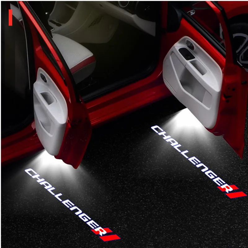 

Car Projectors For Dodge Door Light 2pcs SRT Ghost Shadow Light LED Welcome Light For Dodge SRT Challenger 2013-2019 Car Styling