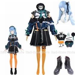VTuber Hoshimachi Suisei Cosplay Costume Hololive Virtual YouTuber Dresses And Coat Anime Idol Full Outfit Wig Shoes