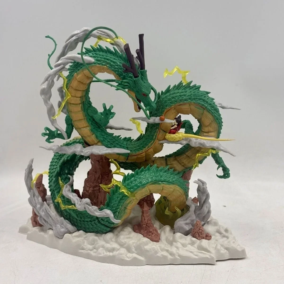 22 cm/8,66 Zoll Anime Dragon Ball Z Figur Shenron und Goku Actionfiguren PVC Sammelmodell Spielzeug als Geschenk – Detail 5