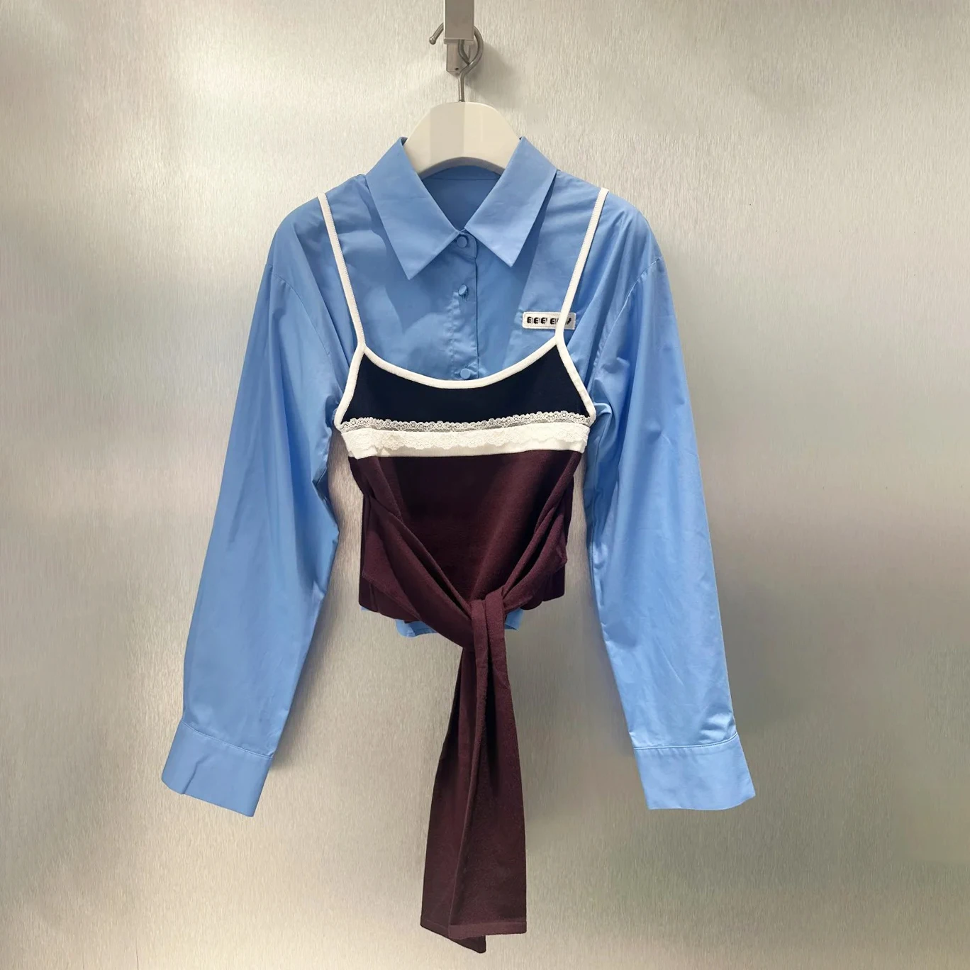 

Элитный женский вязаный жилет и комплект из двух предметов из качественной ткани, осенняя новинка, влагоотводящий, с длинными рукавами