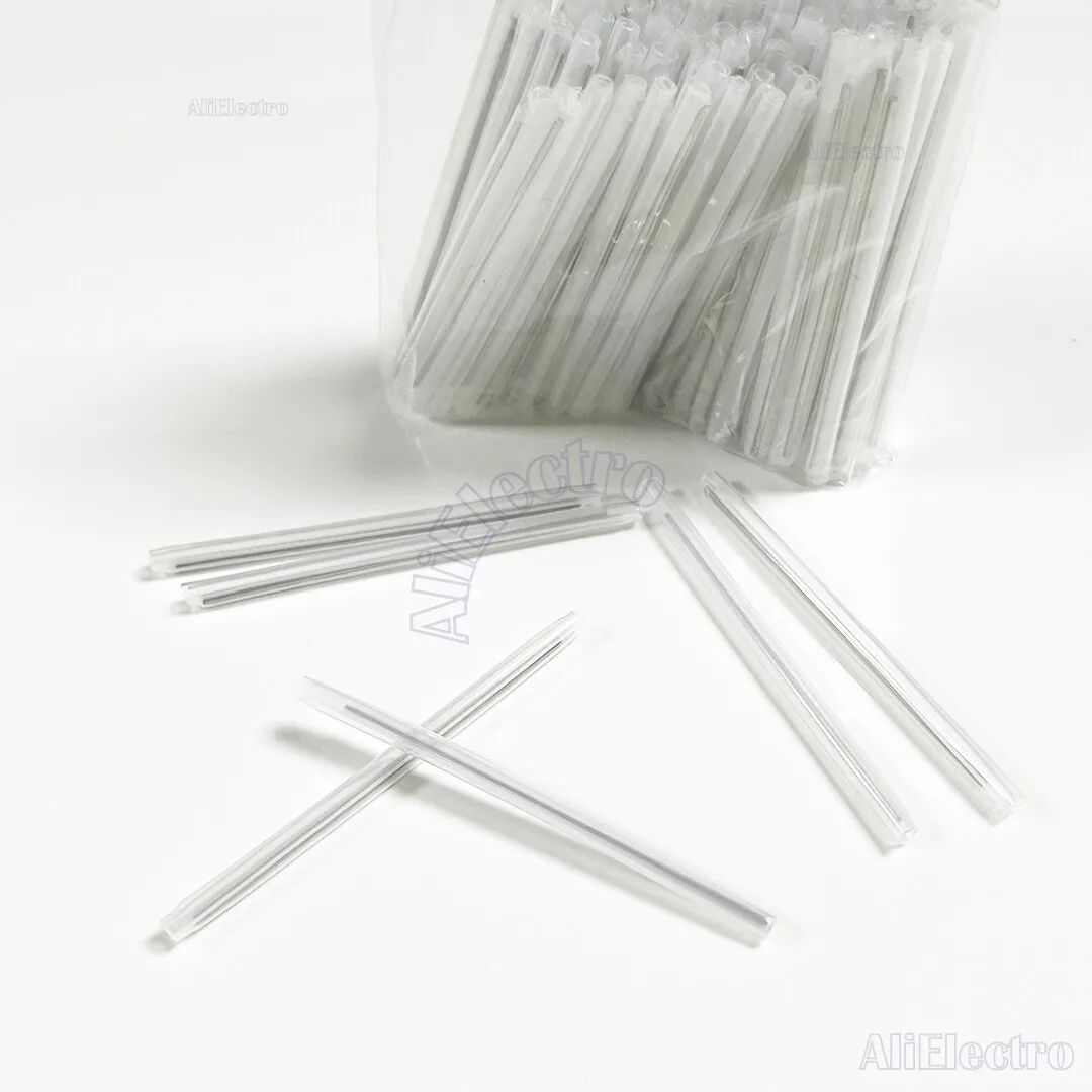 60x1.2mm 1000pcs 60mm Bare Fiber Optical Heat Shrinkable Tubes, Fusion Hot Melt Protection Splice Sleeves For FTTH