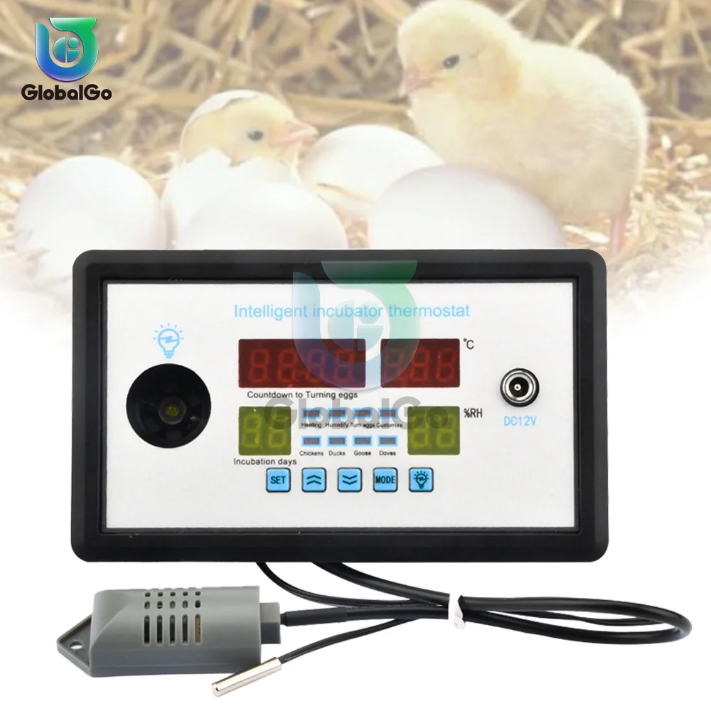 Automatic Incubator Controller Accessory Egg Incubator Controller Machine Poultry Egg Automatic Temperature&Humidity Controller