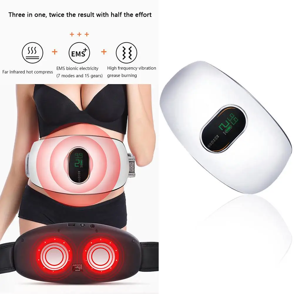 

Electric Slimming Machine Weight Loss Belly Body Thin Waist Belt Fat Burning