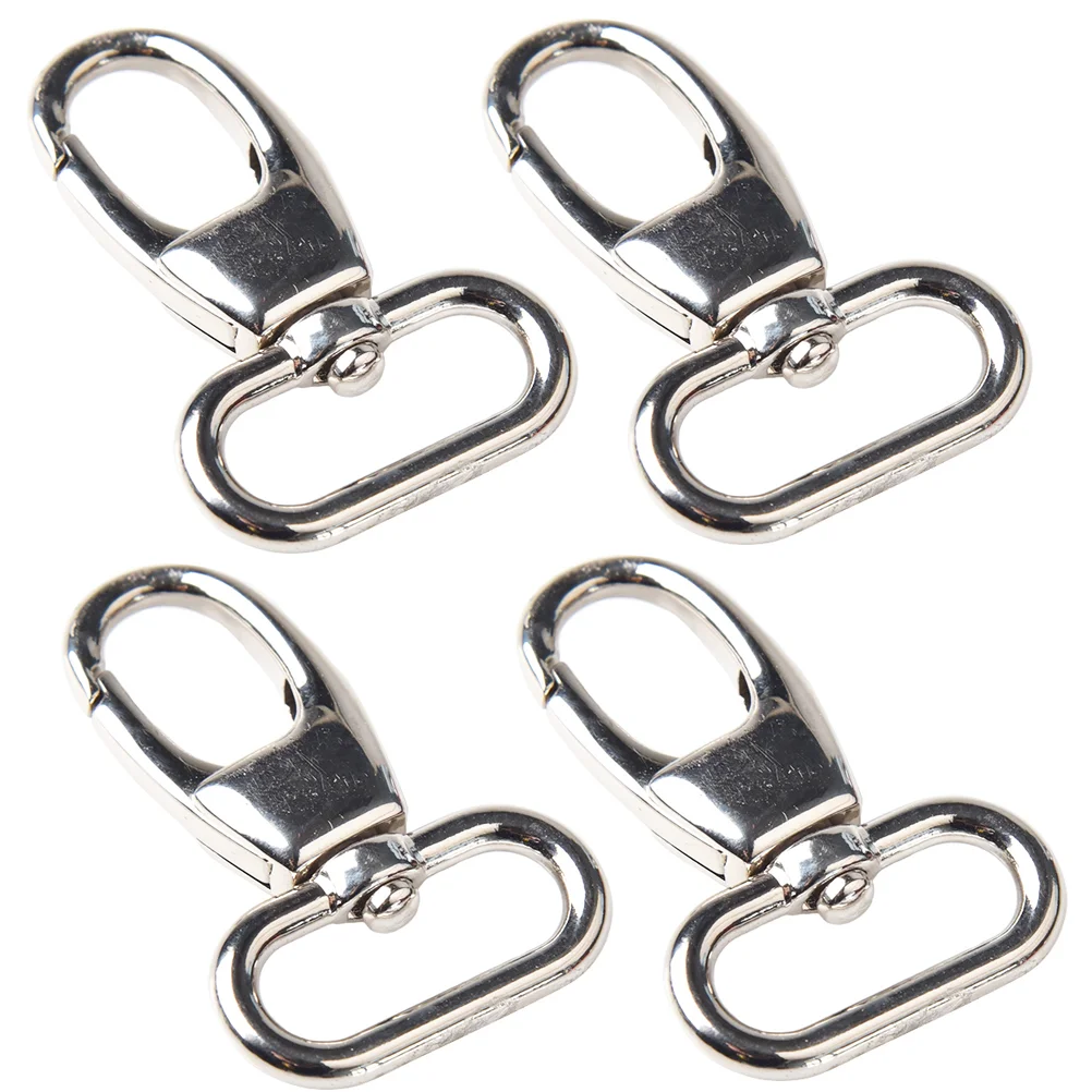 4pcs Bag Swivel Clasps Snap Shackles Quick Release Swivel Bail Quick Release Trigger Snap Hook Ring Lobster Clasp For Shoulder