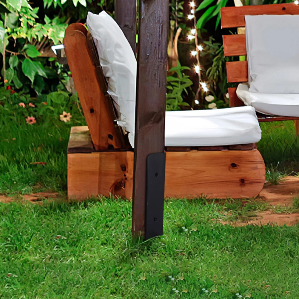 

2 Sets Garden Fence Stand Support Durable Plastic Base Kit For Yard Lawn Privacy Fencing Small Fence Holder Stabilizer Feet