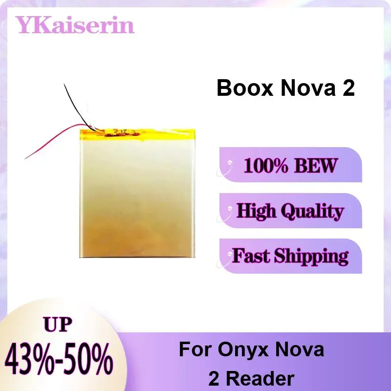 Replaceable For Onyx Nova 2 Reader Boox E - Book Reader Battery 5000mAh Strong Compatibility