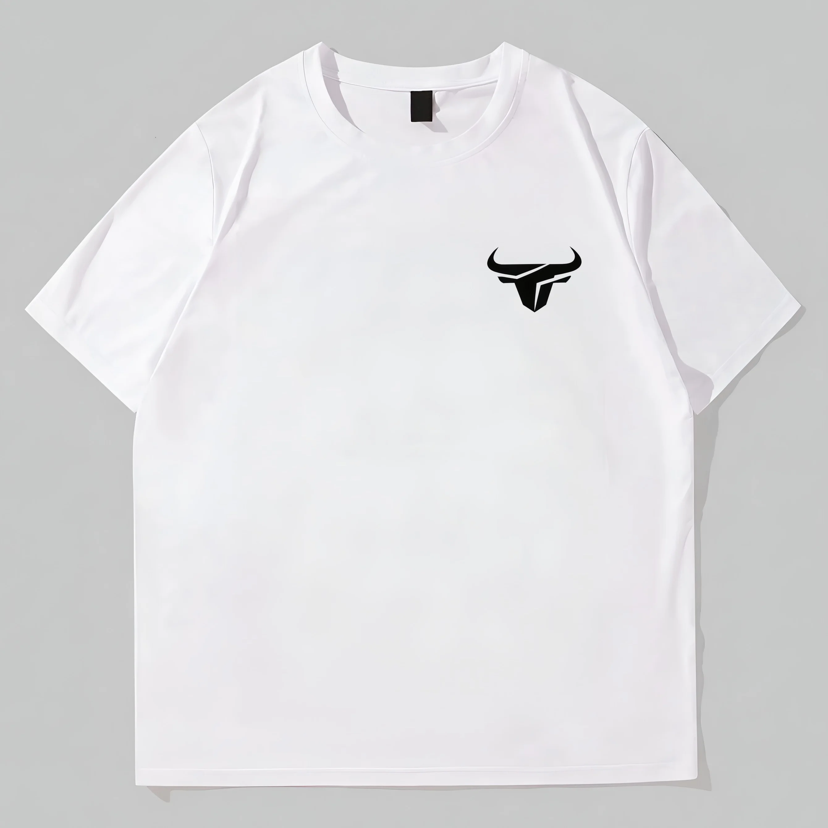 

Teevo Men's Casual T-Shirt Bull Head Print Daily Wear