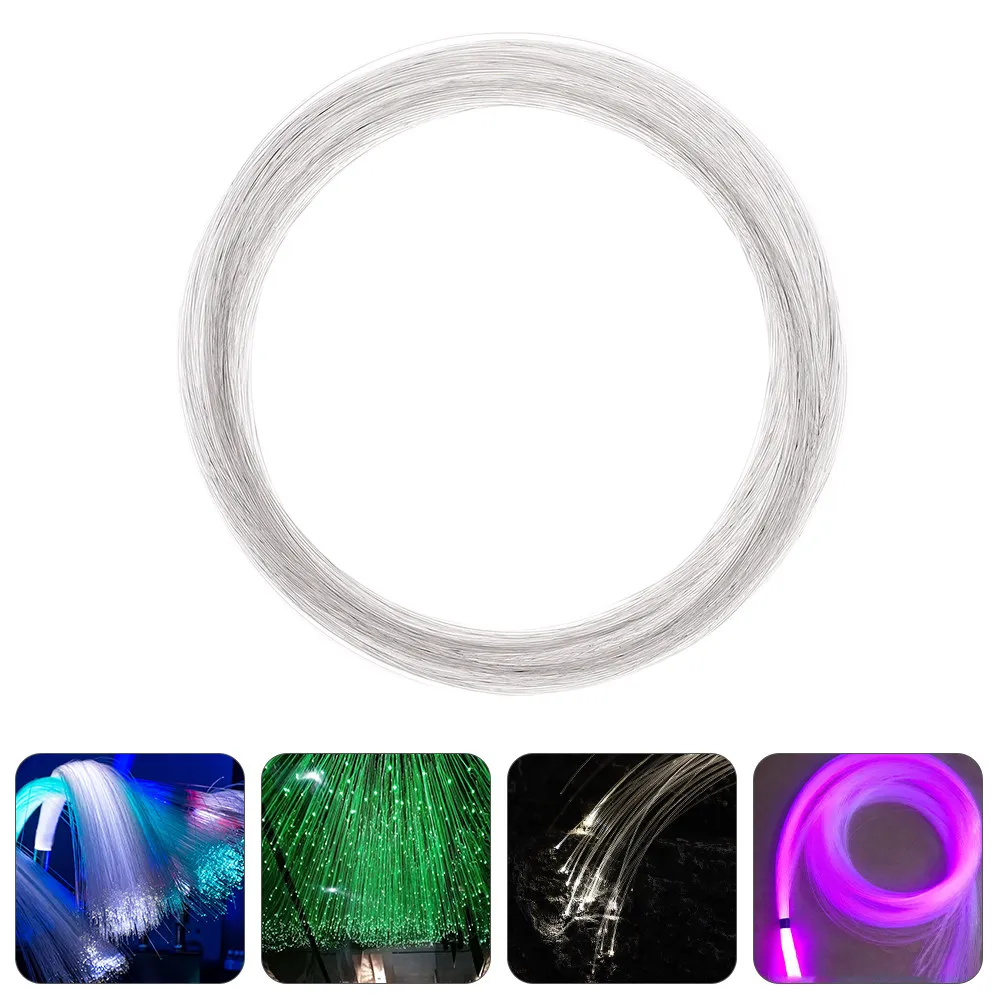 

100M Plastic Optical Fiber Strand Safe Illumination Cable for Sauna Pool Fountain Spa Home Decor Vehicle Mod