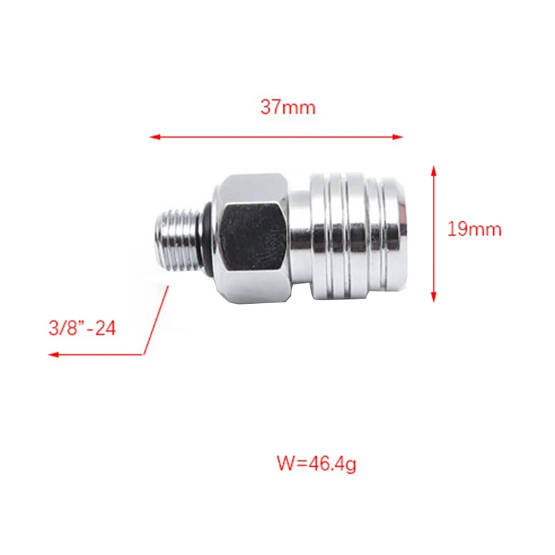 Regulador de buceo BCD a 3/8-24, adaptador de baja presión, adaptador CCR, piezas de repuesto