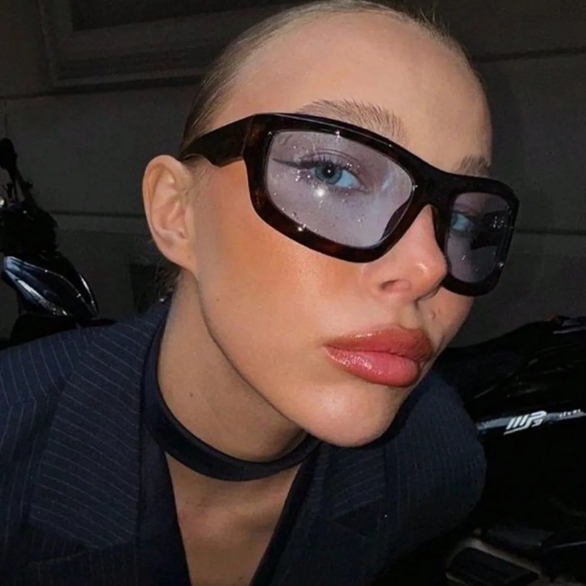 Light Luxury Square Sunglasses Minimalist Design Elegant Unisex Uv400 Protection Sun Glasses Y2K Style Cycling Eyewear