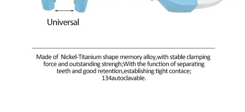 

Dental Matrix Bands Niti Spring Clamping Ring Sectional Contoured Matrix Bands Dentistry Instrument Tools Short/tall/wide Prep