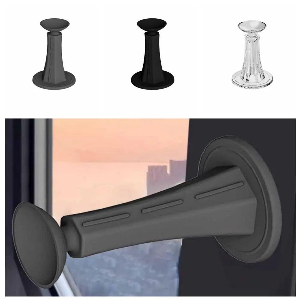 Mute Non-punch Door Stopper Anti-collision Silicone Door Holder Self Adhesive Door Rear Retainer Furniture