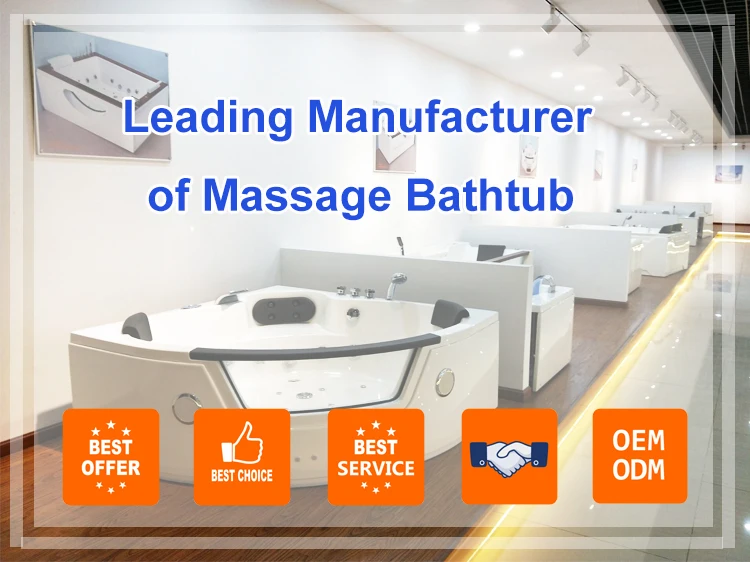 حوض استحمام جاكوزي بتصميم عصري صيني فاخر لعام 2020 مع فيديو تدليك ياباني ساخن مصنوع في الصين