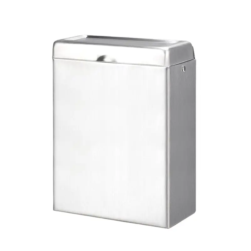 

ABKU-Sanitary Napkin Receptacle Stainless Steel Tampon Disposal Bin Wall Mounted Sanitary Napkin Disposal Receptacle