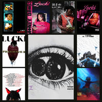 Lucki Rapper Poster Self-adhesive Art Waterproof Paper Sticker Coffee House Bar Room Wall Decor