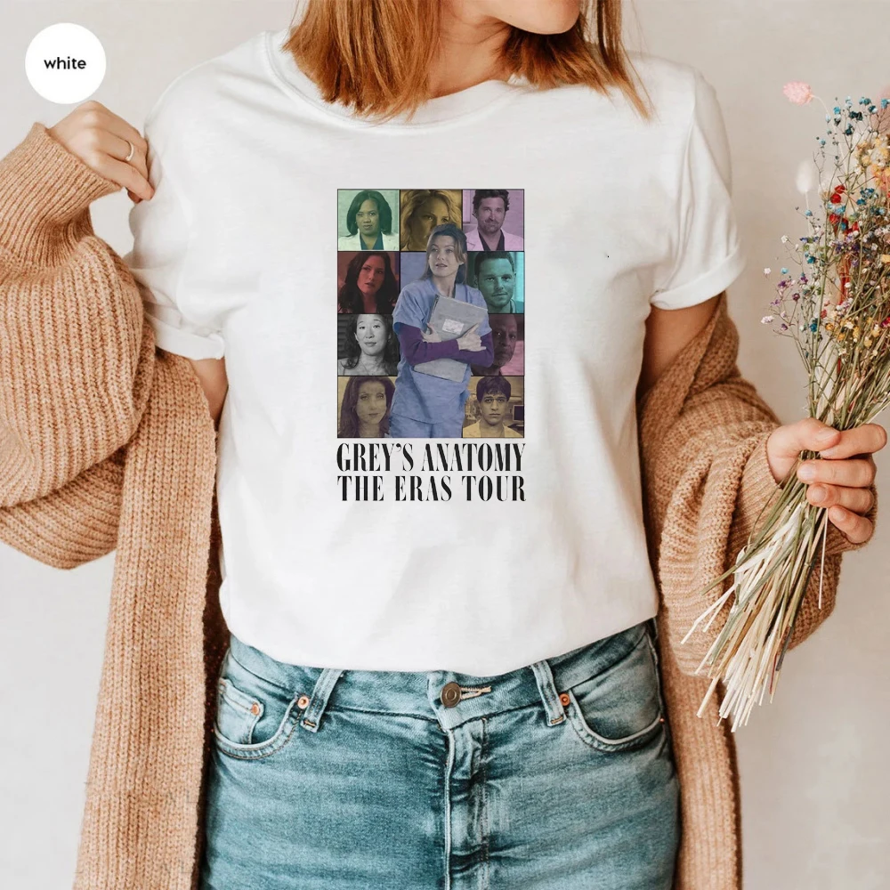 Grey\'s Anatomy The OG X eras tshirt Grey\'s Anatomy Vintage shirt Grey Sloan Memorial Hospital short sleeve Medical TV series