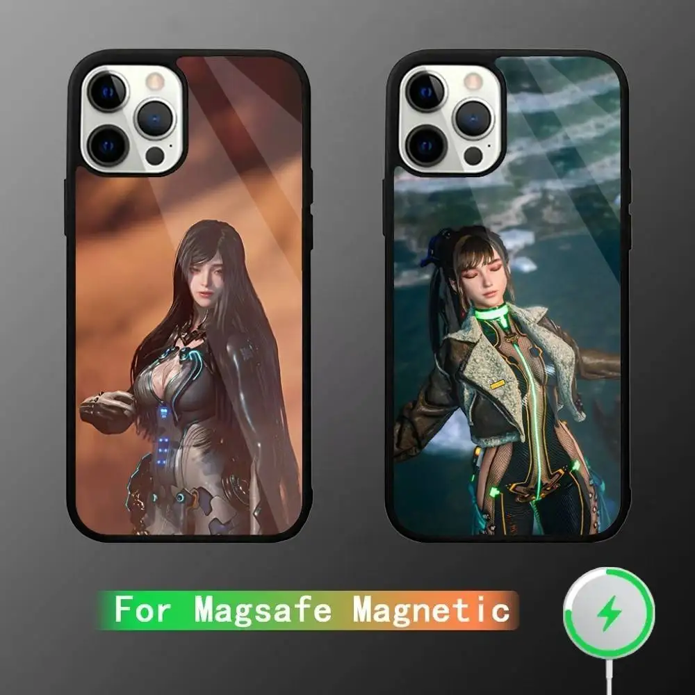 

Game Stellar Blade Phone Case For iPhone 17,16,15,14,13,12,11,Pro,Max,Plus,Mini,SE4,E Magnetic Magsafe Wireless Charging