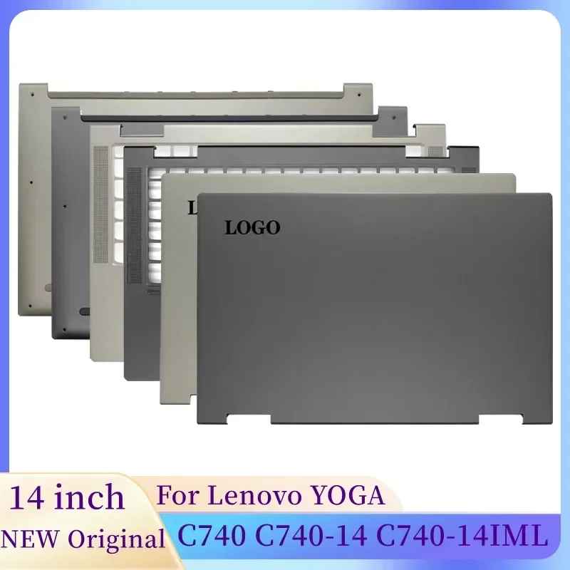 

Новый чехол для ноутбука Lenovo YOGA C740-14 C740-14IML, экран ноутбука, ЖК-экран, задняя крышка/подставка для рук/нижняя часть, золотисто-серая, аксессуары для ноутбуков