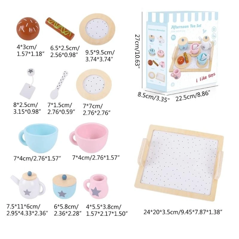 Toy Tea for Little Girls Boys Kids Tea Party Set for Play Tea Party Accessories Kitchen Pretend for Play for Kids Gi 15UB