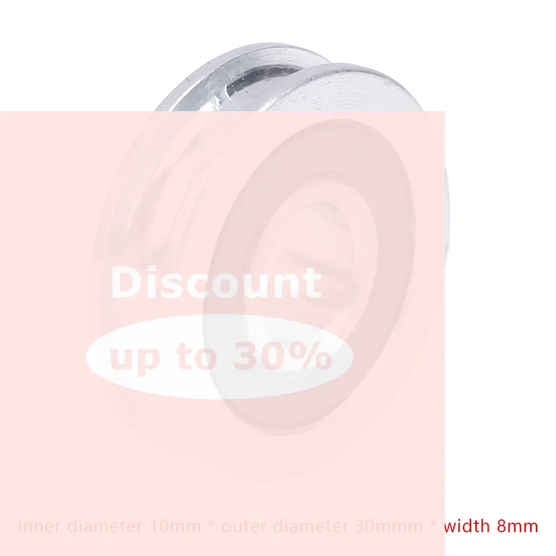 [10*30*8mm U-groove Bearing Pulley With Grooved Non-Standard Concave Wheel Guide Wheel For 5mm Diameter Wire Pope/Track]