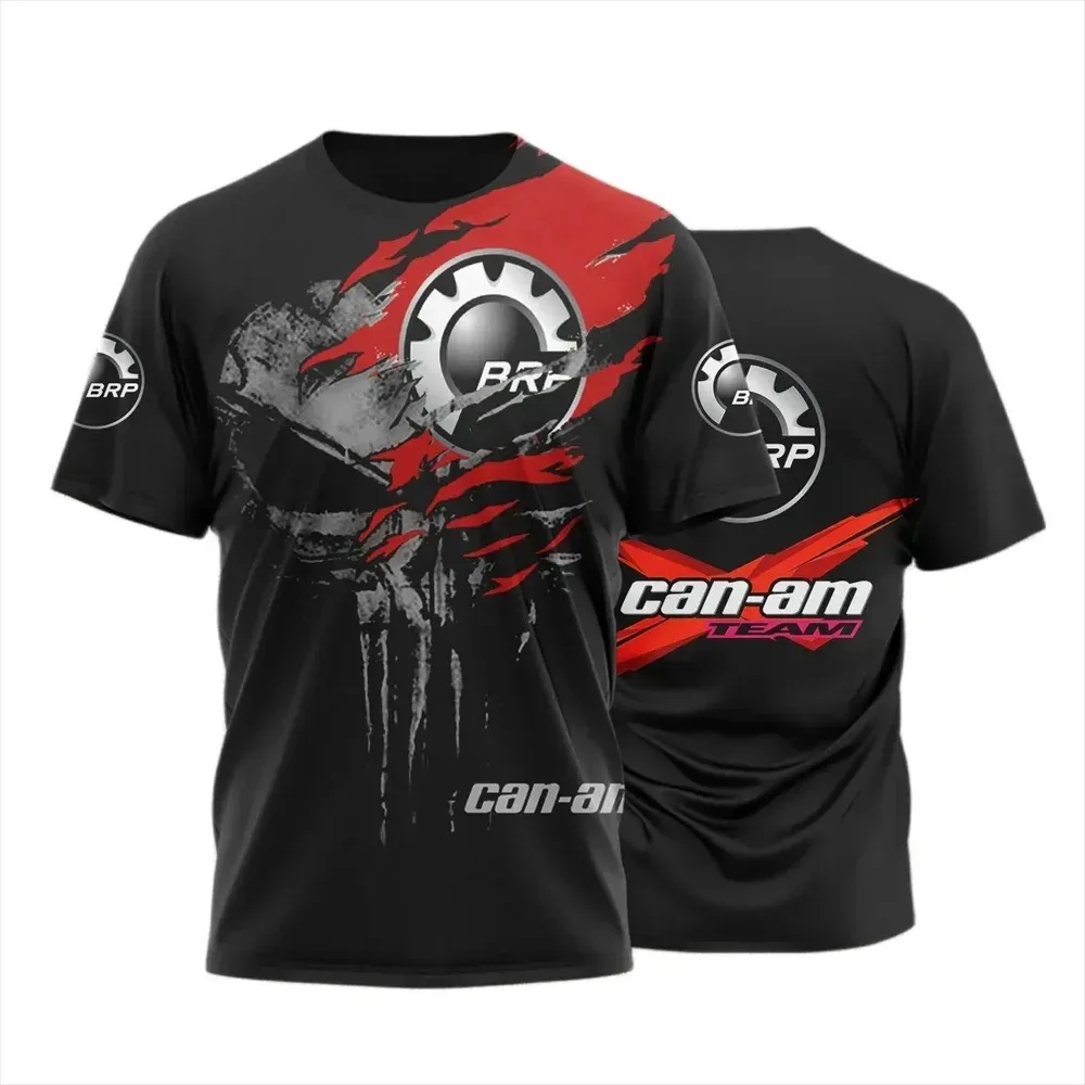

2025 Summer Light Tops Popular Men's Women's 3D Printing Fashion Off-road Short-sleeved T-shirts Children's Quick-drying Tees