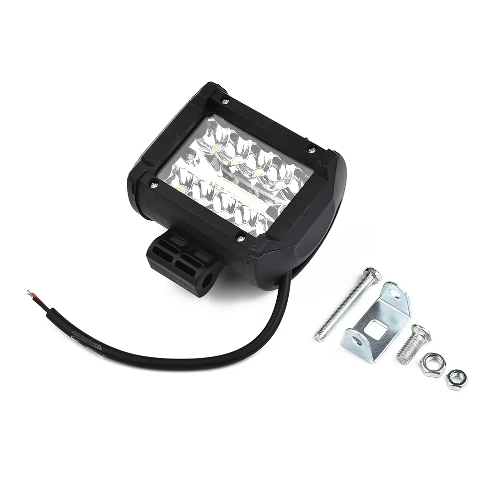 1Pcs Brand New High Quality Hot Sale LED Light Bar Accessories Portable 10.5*9.8*8cm Black High Intensity LEDs 12V