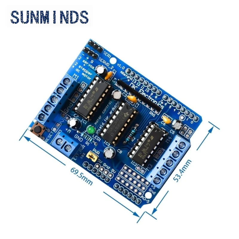 L293D Motor Drive Shield for Arduino Duemilanove Mega /For UNO