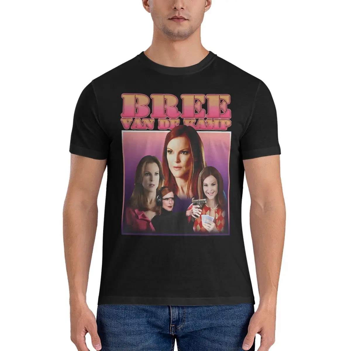 Novelty Bree Van De Kamp Homage Tshirts For Men Women 100%Cotton Short Sleeve Desperate Housewives Marcia Cross Summer Tops