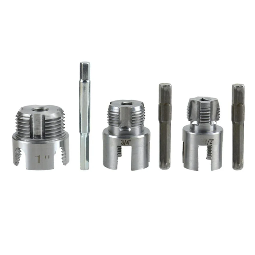 1/3pcs PPR Pipe Threading Tools 20/25/30mm Internal And External Tap Water Pipe Threader Drill Compatible Threading Tools