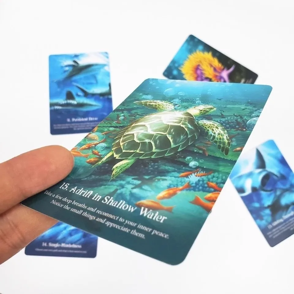 Whispers of The Ocean Oracle Cards High Quality Divination Board Game Party Games