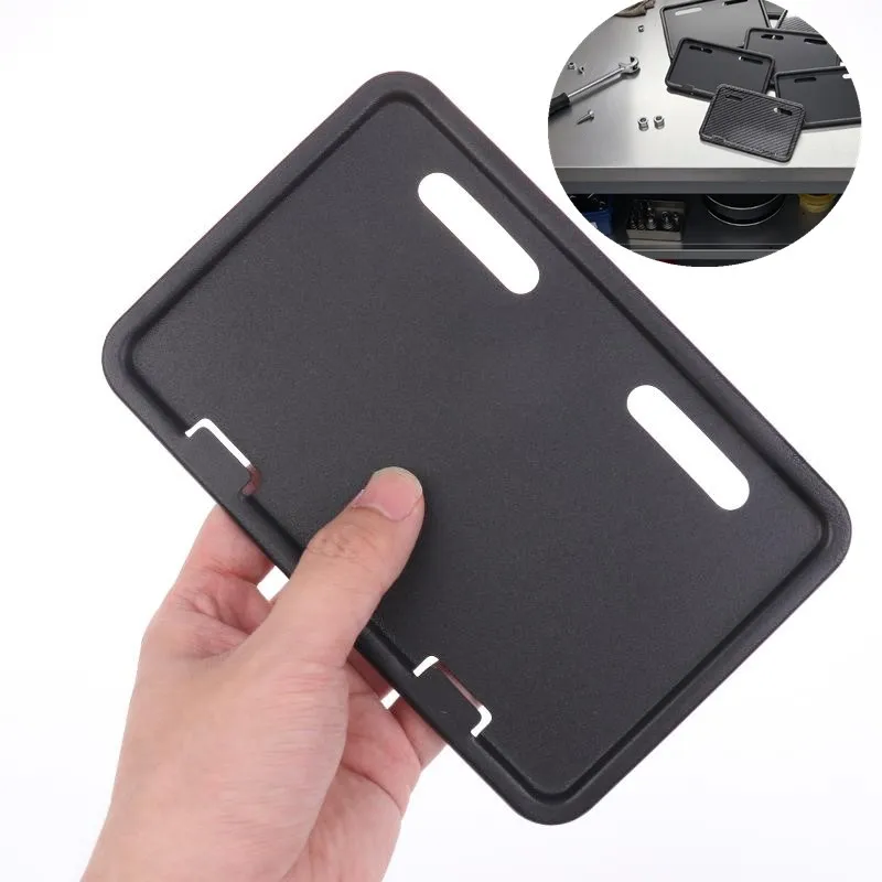 

1 pc Stainless Steel Anti-theft Universal License Plate Frame for E-bikes and Motorcycles