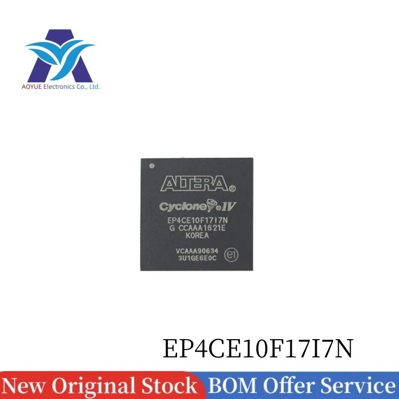 New Original IN Stock EP4CE10F17I7N BGA-256 FPGA Cyclone® IV E Family 10320 Cells 60nm Technology 1.2V 256-Pin FBGA