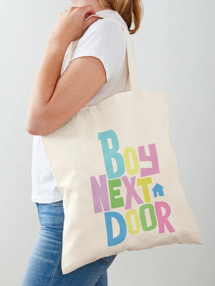 BOYNEXTdoor-Kpop Merch Canvas sacola, cartaz de estreia, presente para fãs, sacos Shopper para fãs