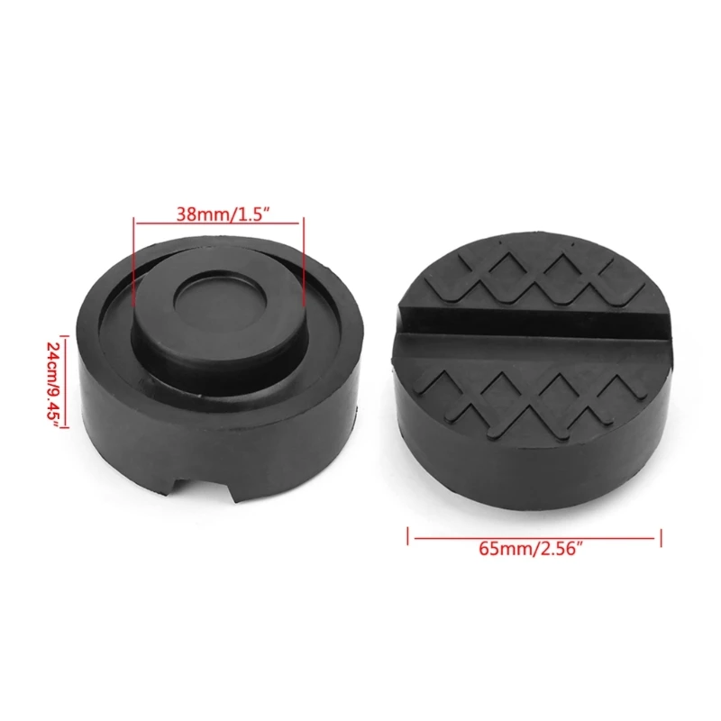 

Vehicle Car Black Jack Rubber Pad Anti-slip Rail Adapter Support Block Heavy Duty For Car Lift Tool Accessories