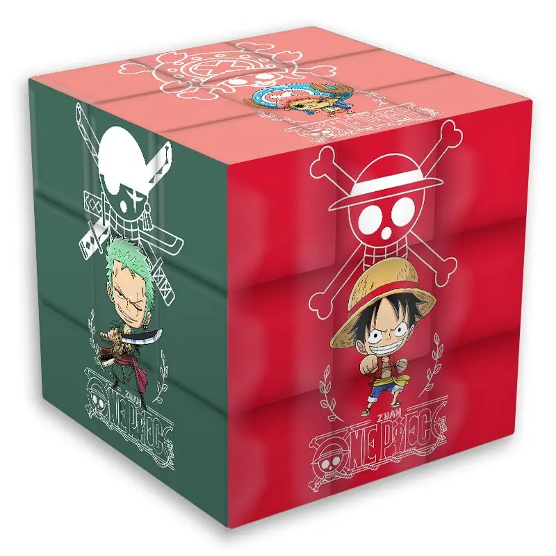 Yeni Tek Parça Luffy Zoro anime periferik karikatür üçüncü dereceden Rubik Küp yaratıcı kişiselleştirilmiş eğitici çocuk oyuncak hediye