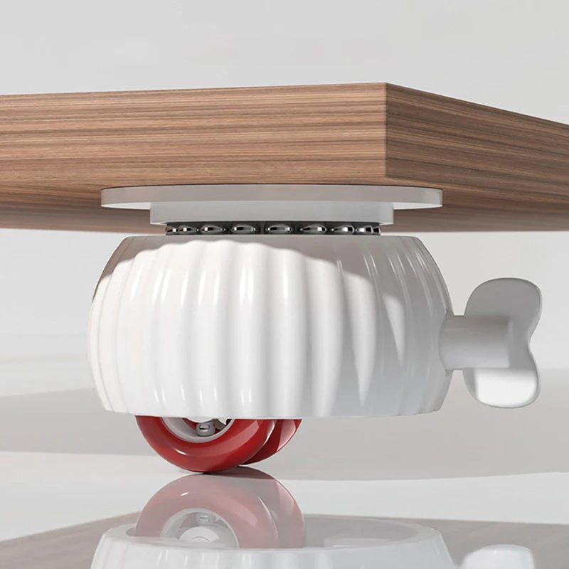 1/4Pcs Universal Swivel Casters Heavy Duty Furniture Wheel Castor Silent Trolley Wheels For Table Chair Sofa With Safety Brake